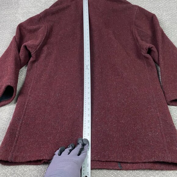 Vintage LL Bean Coat Jacket Mens Large Tall Red Hooded USA Blanket NWT Deadstock - Picture 15 of 16